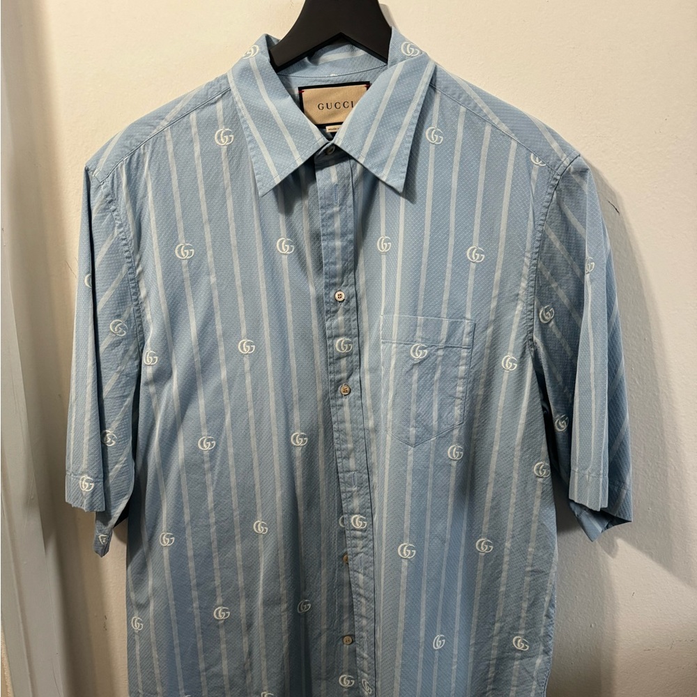 Gucci oversized short sleeve shirt